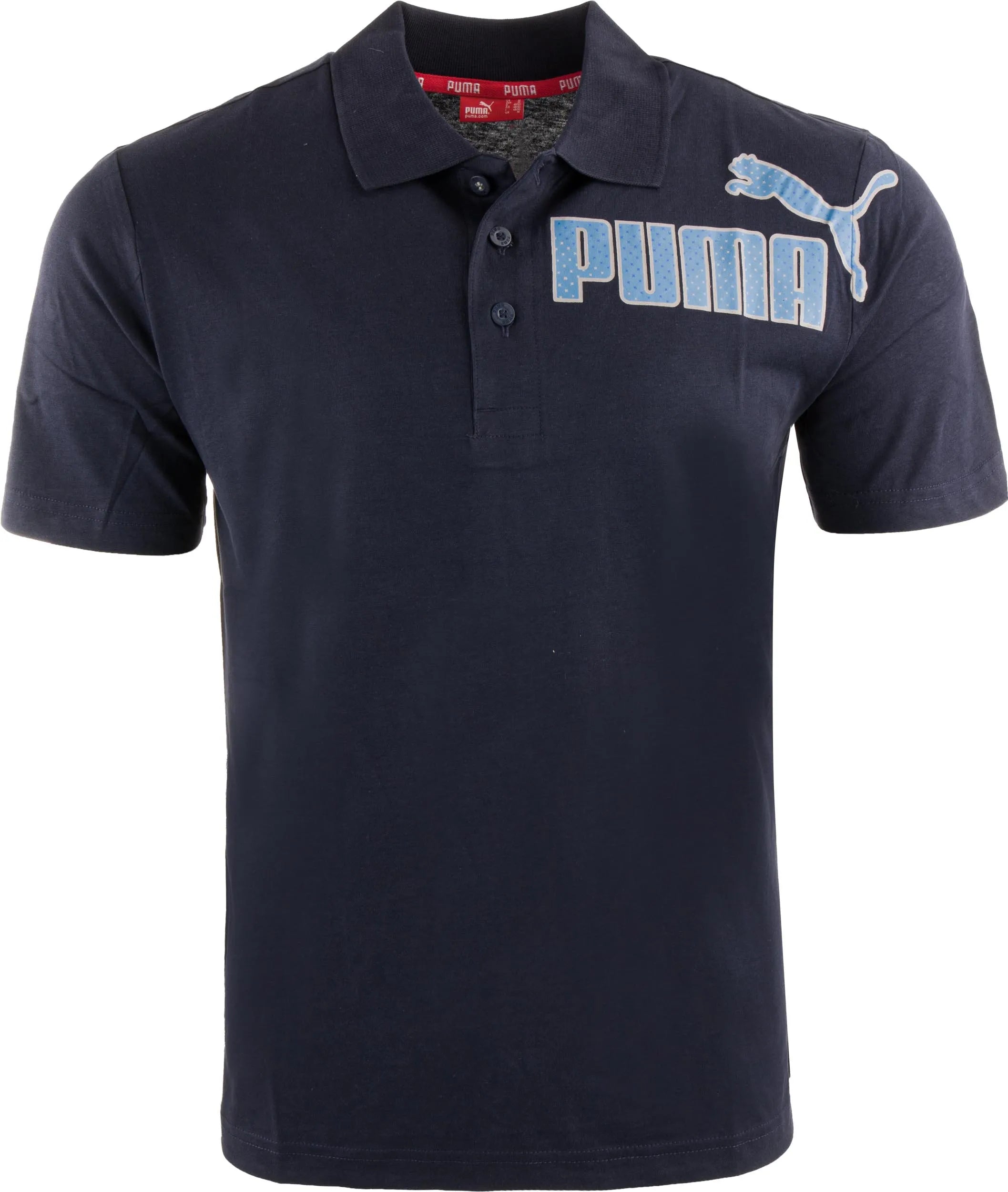 Męska koszulka polo Puma męska niebieska