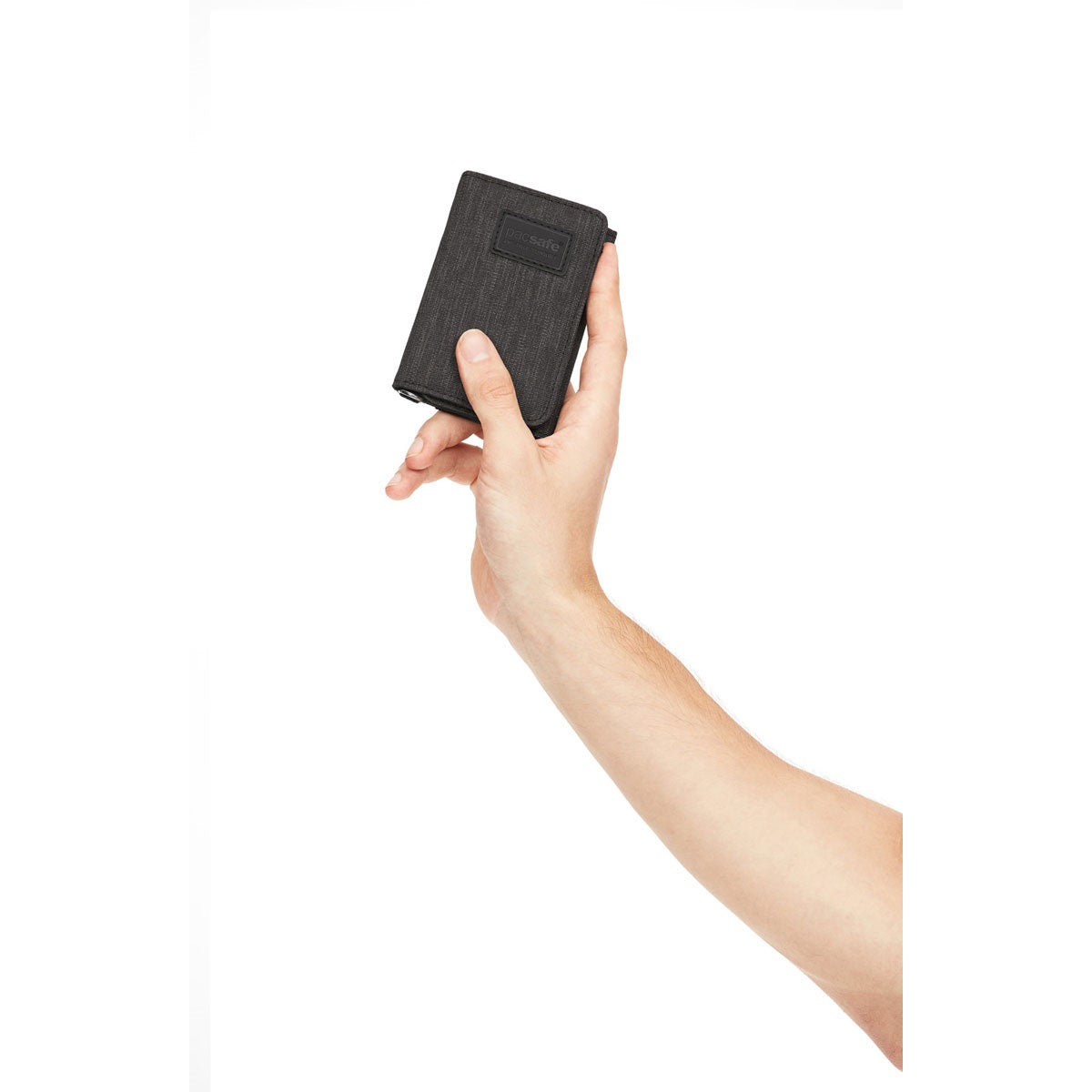 Pacsafe Rfidsafe Trifold Wallet Carbon