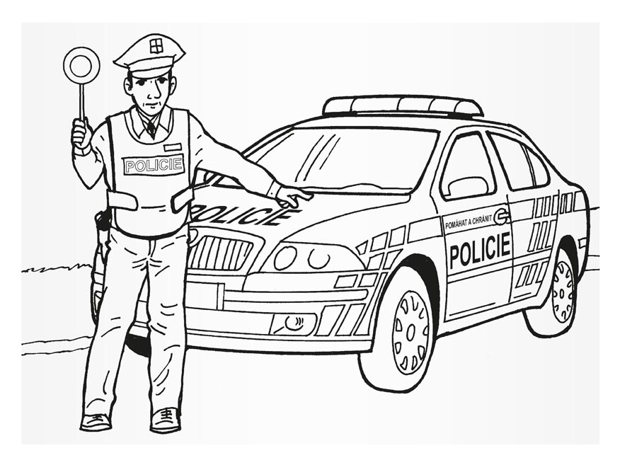 Mfp Police Coloring Pages