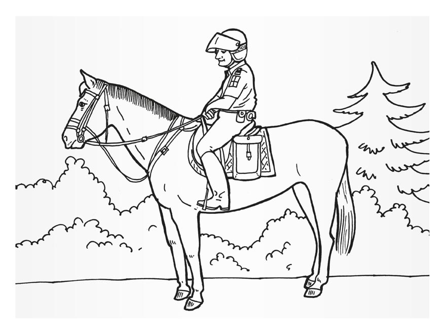Mfp Police Coloring Pages