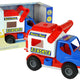 Blauw-witte Polesie Construck-reddingswagen 41937