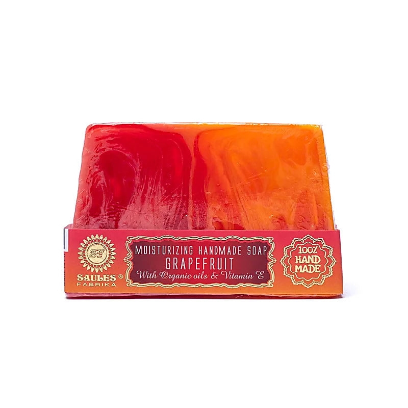 Přírodní ručně vyráběné mýdlo grapefruit -- sada 4 ks - 80 g