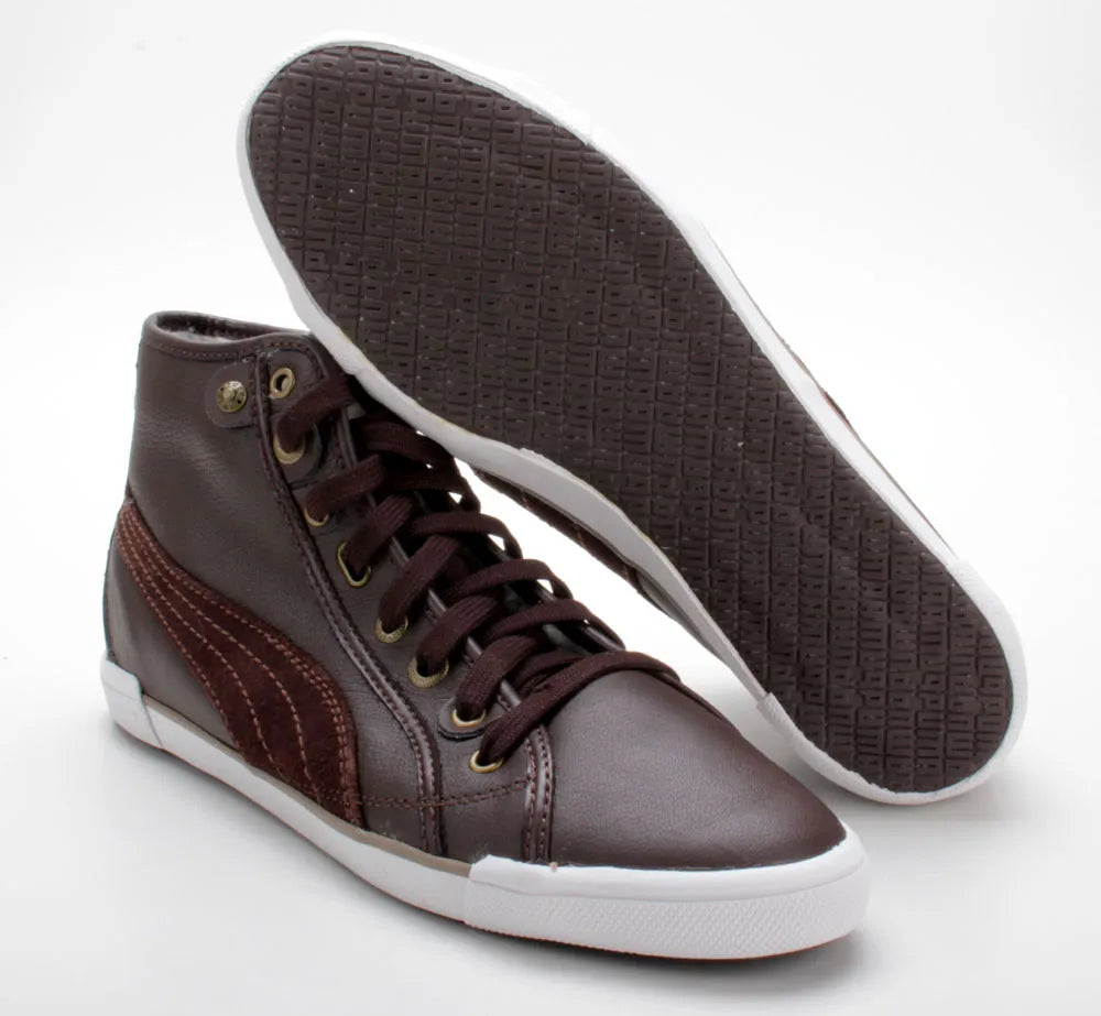 Buty Sportowe Puma Corsica Mid Brązowe