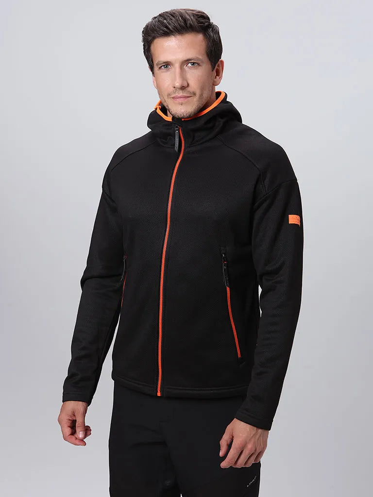 Pulover sport pentru bărbați Loap Ganor negru