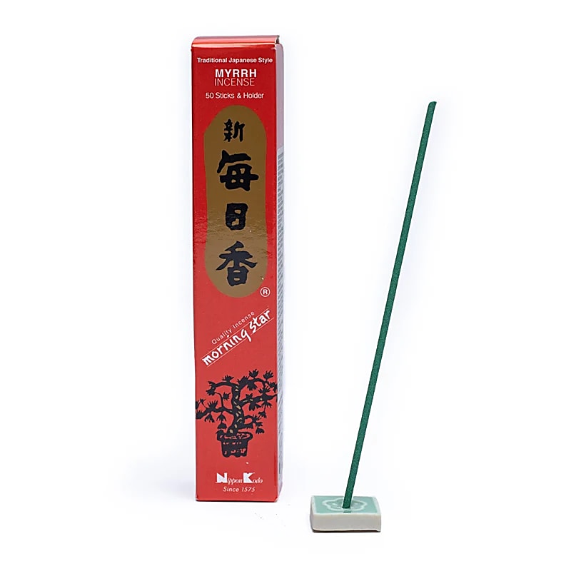 Incense Morning Star Myrrh --package Of 12 Pcs - 20 G