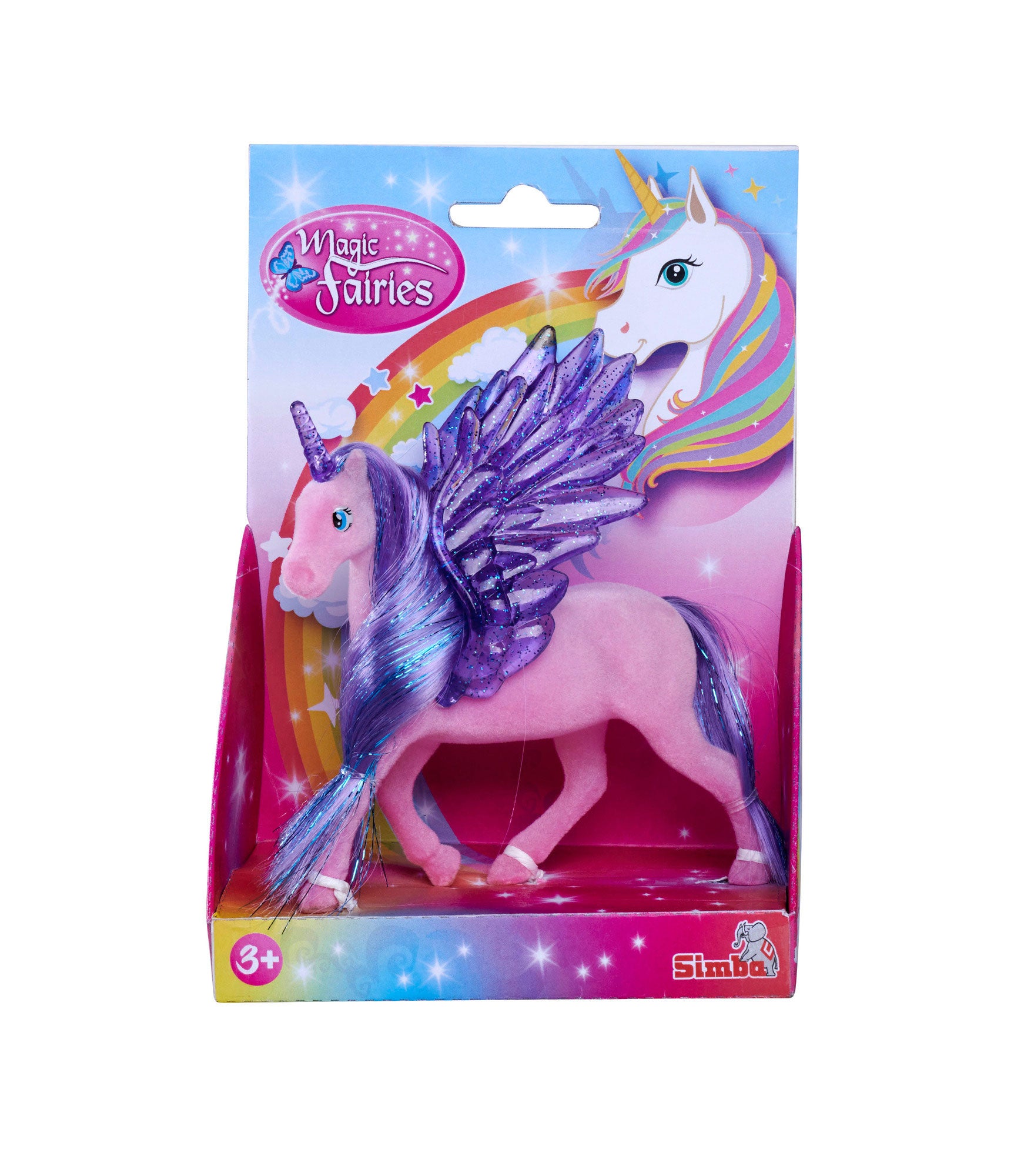 Unicorn With Glitter Wings 2-ass.