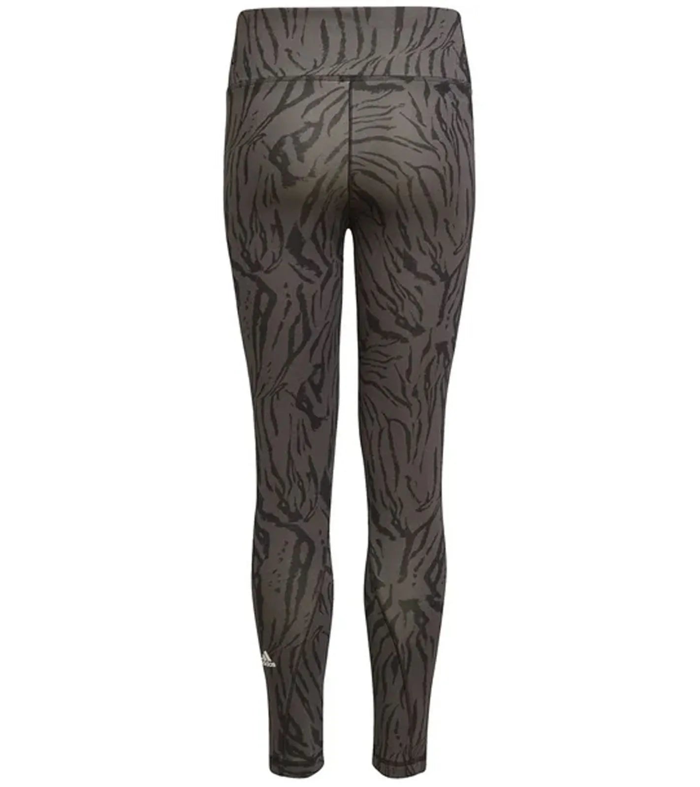 Kinderlegging adidas jr tight aop opt grijs six/zwart/wit zwart 140