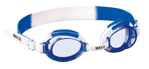 Beco Children's Swimming Goggles Halifax 8+ | White/blue