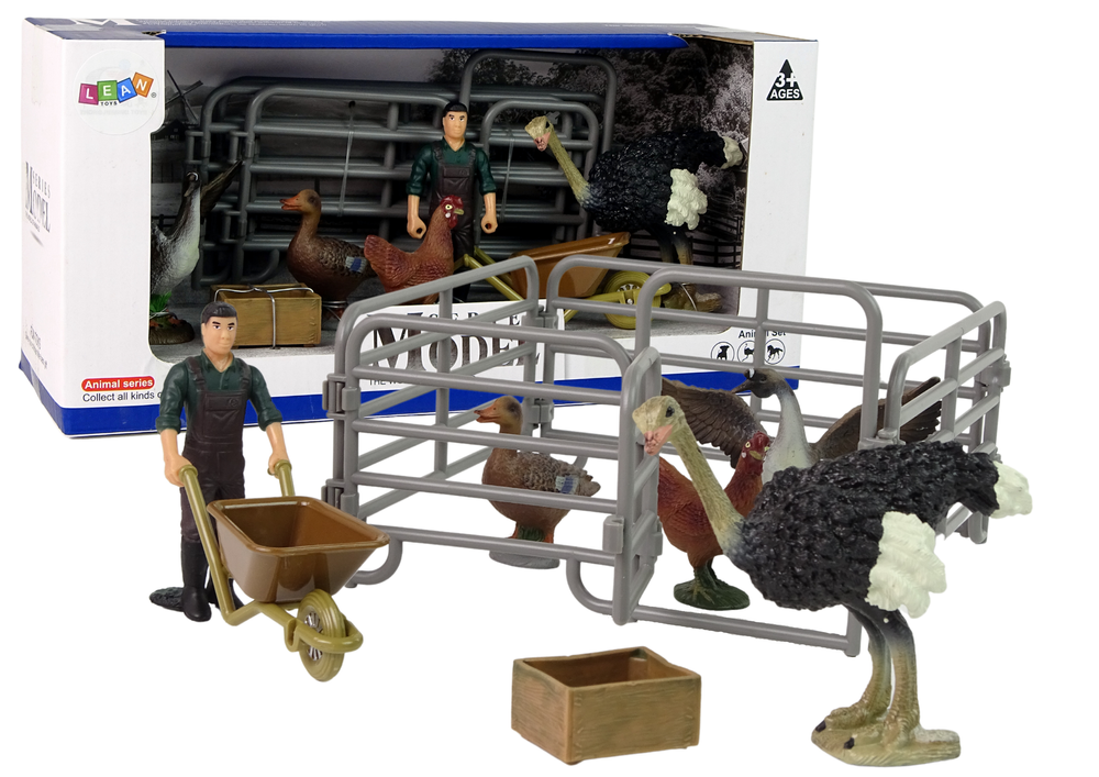 Sada figurín z farmářských zvířat Farmer Birds