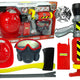 Brigade Set Fire Extinguisher Water Mask Helmet Red