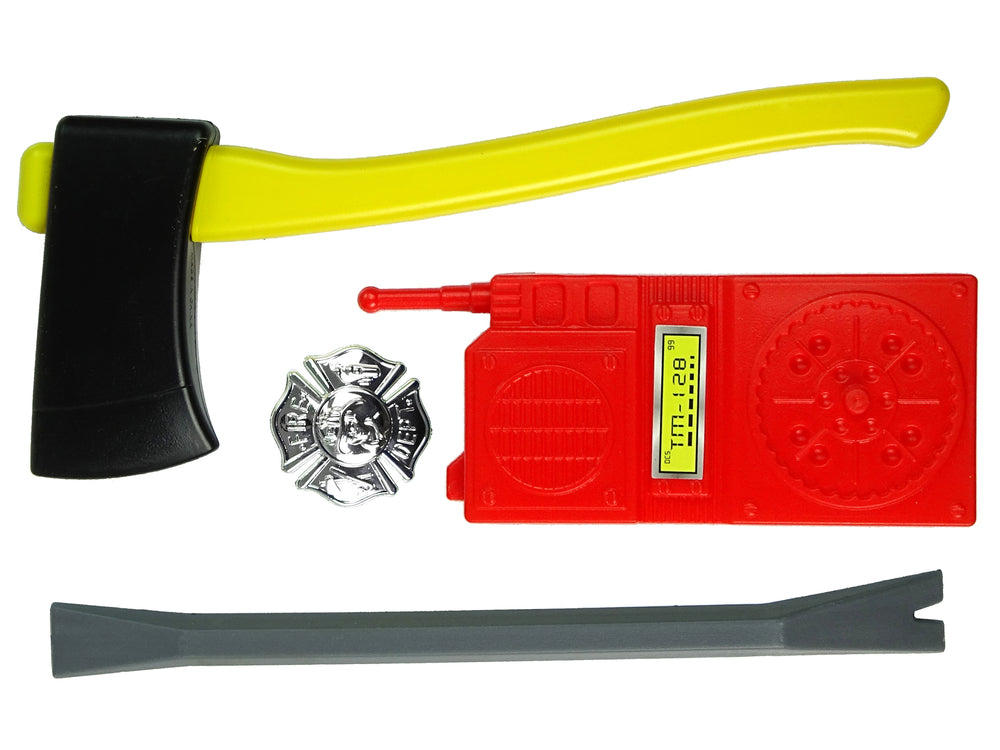 Brigade Set Fire Extinguisher Water Mask Helmet Red
