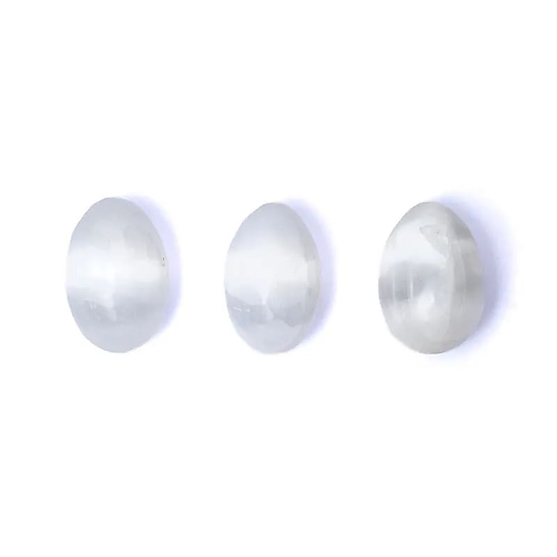 Selenitägg - ±6cm Paket med 3 st