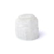 Teelichthalter aus Selenit-Eisberg – ±8 x 8 cm