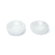 Runde Selenitschale – Packung mit 2 Stück – ±10 x 3,5 cm