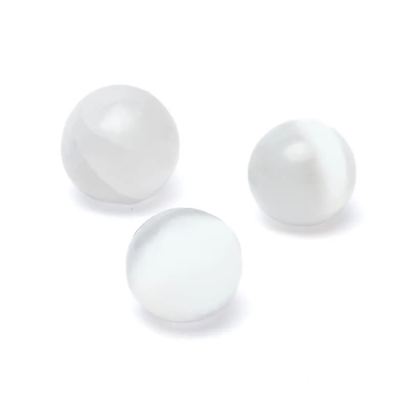 Sfera Di Selenite --confezione Da 3 Pezzi - ±4cm