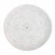 Incense Holder Selenite Mandala Round - 12 Cm