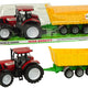 Tractor Red Tipper Truck Yellow Tractor 50 Cm