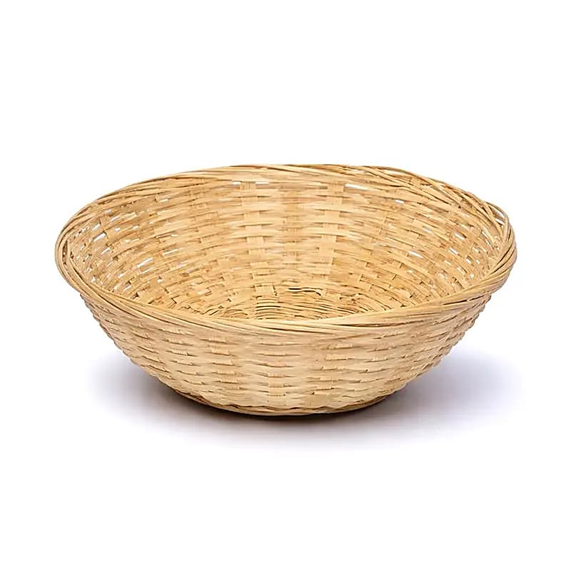 Cesta de regalo de bambú - 22 cm, paquete de 25 piezas
