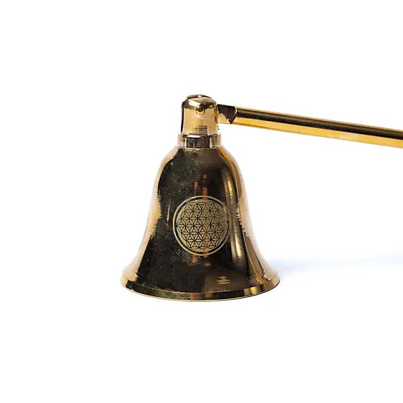 Candle Snuffer Zlatý květ života - 27 cm