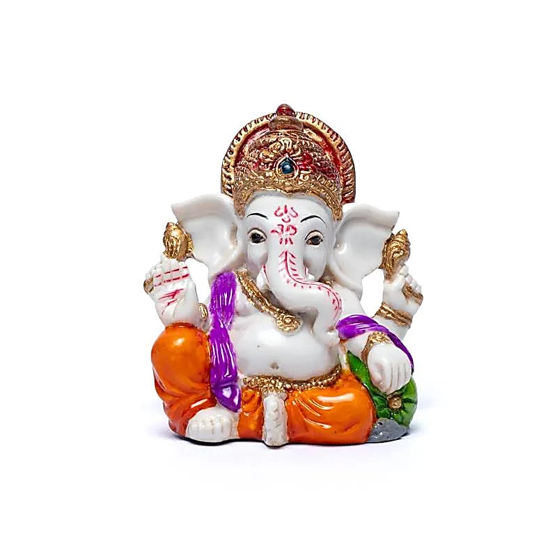 Ganesh cu instrumente - 8x7cm