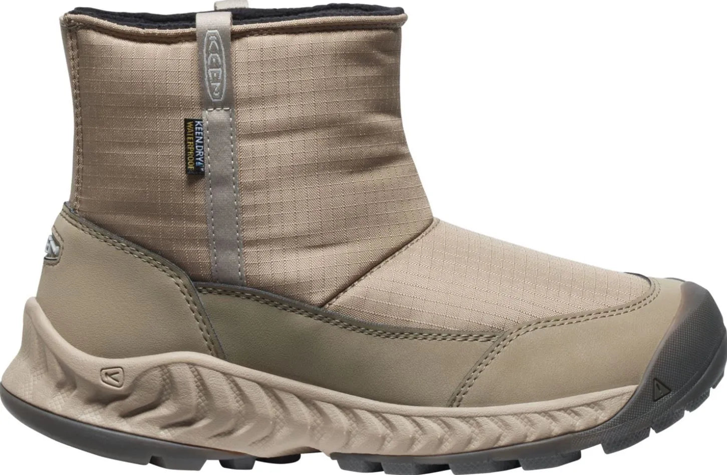 Bottes d'hiver pour femmes Keen Wmns Hood Nxis Pull On Wp Timberwolf-Plaza Beige 38