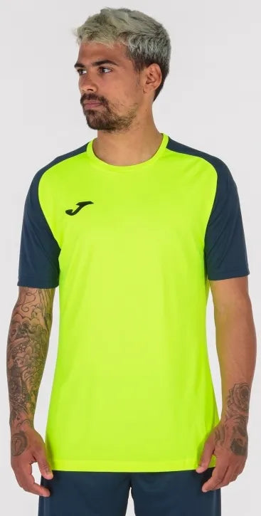 Joma academy iv fluor geel-navy sportshirt m