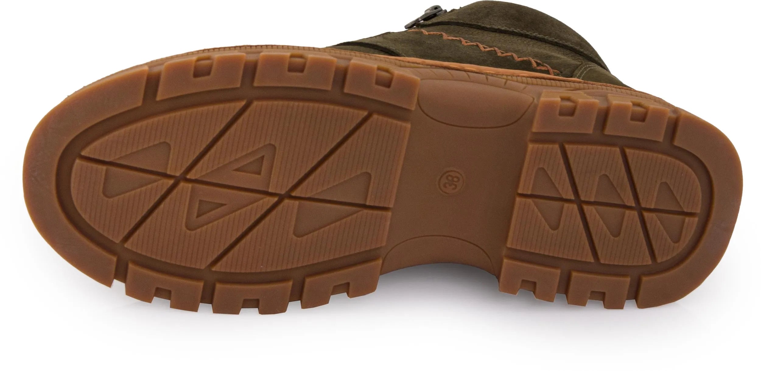 Damen-Winterstiefel aus Leder Nell 207 Khaki Khaki 38