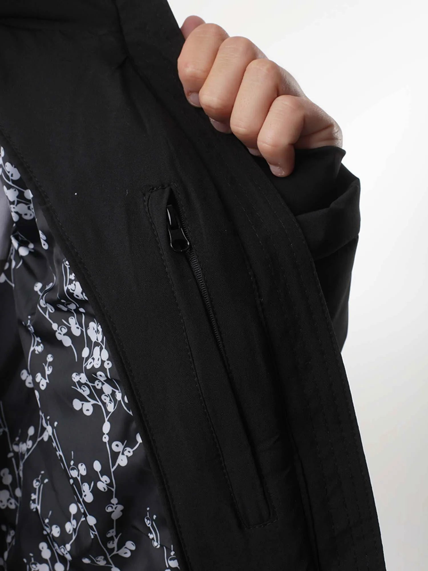 Damen-Skijacke Loap Oktie Schwarz