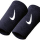 Nike Swoosh Doublewide Wristbands Pink Obsidian-white Blue