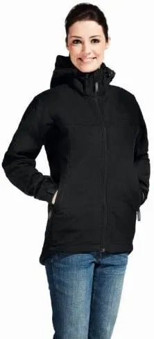 Jaqueta Softshell Feminina Promodoro Jaqueta com Capuz Preta 2xl