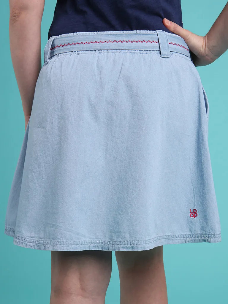 Saia loap feminina nene azul l