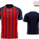 Спортна тениска Givova Rugby Blue-red Red