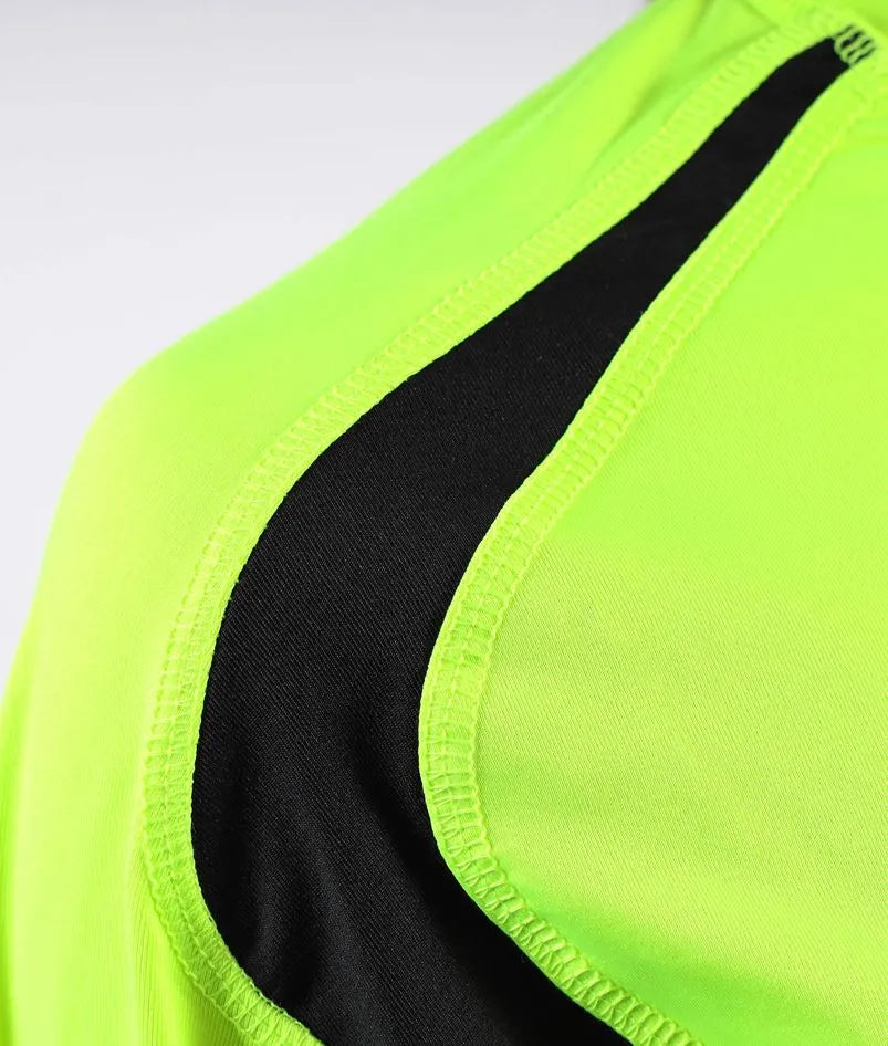 Bežecké tričko Unisex Givova Running Fluo Žlto-čierne Žlto/čierne