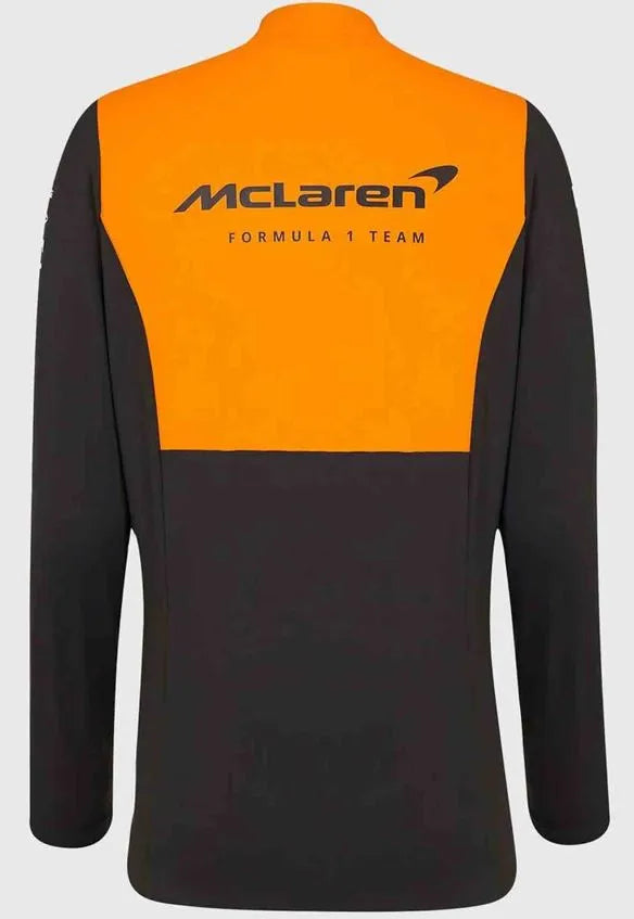 Hanorac Mclaren Barbati Rp Quarter 1/4 Zip Pulover Gri Portocaliu
