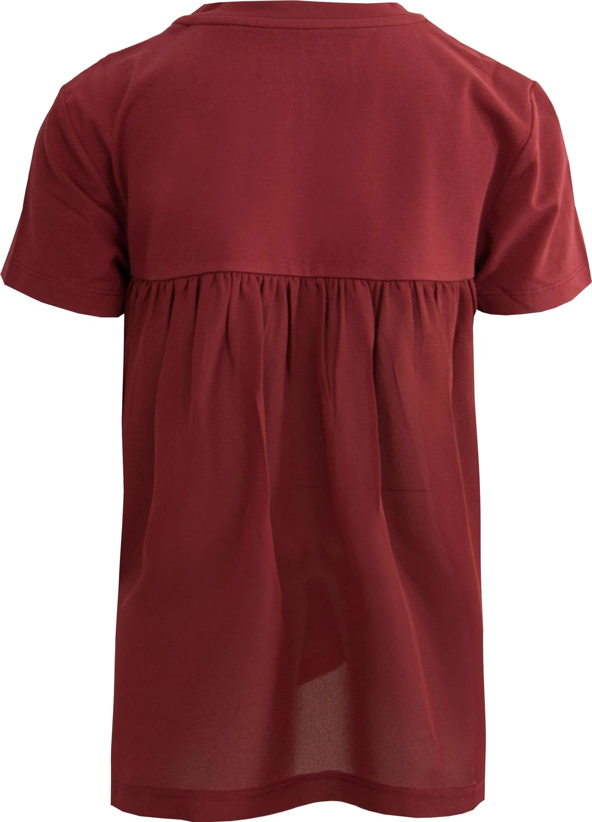 Tricou pentru copii Ferrari Jersey și Georgette Long Bordeaux Burgundy