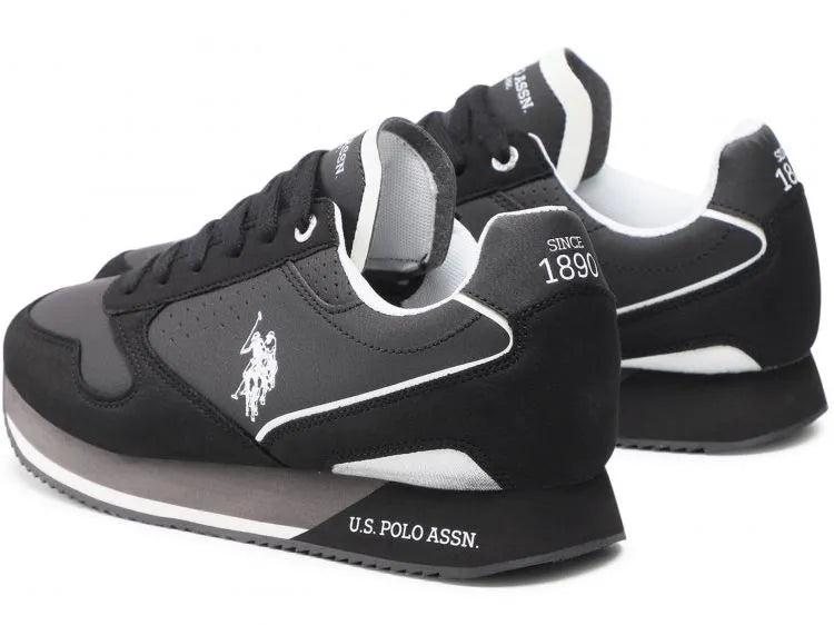 Férfi cipők U.s. Polo Assn. Fekete tornacipő