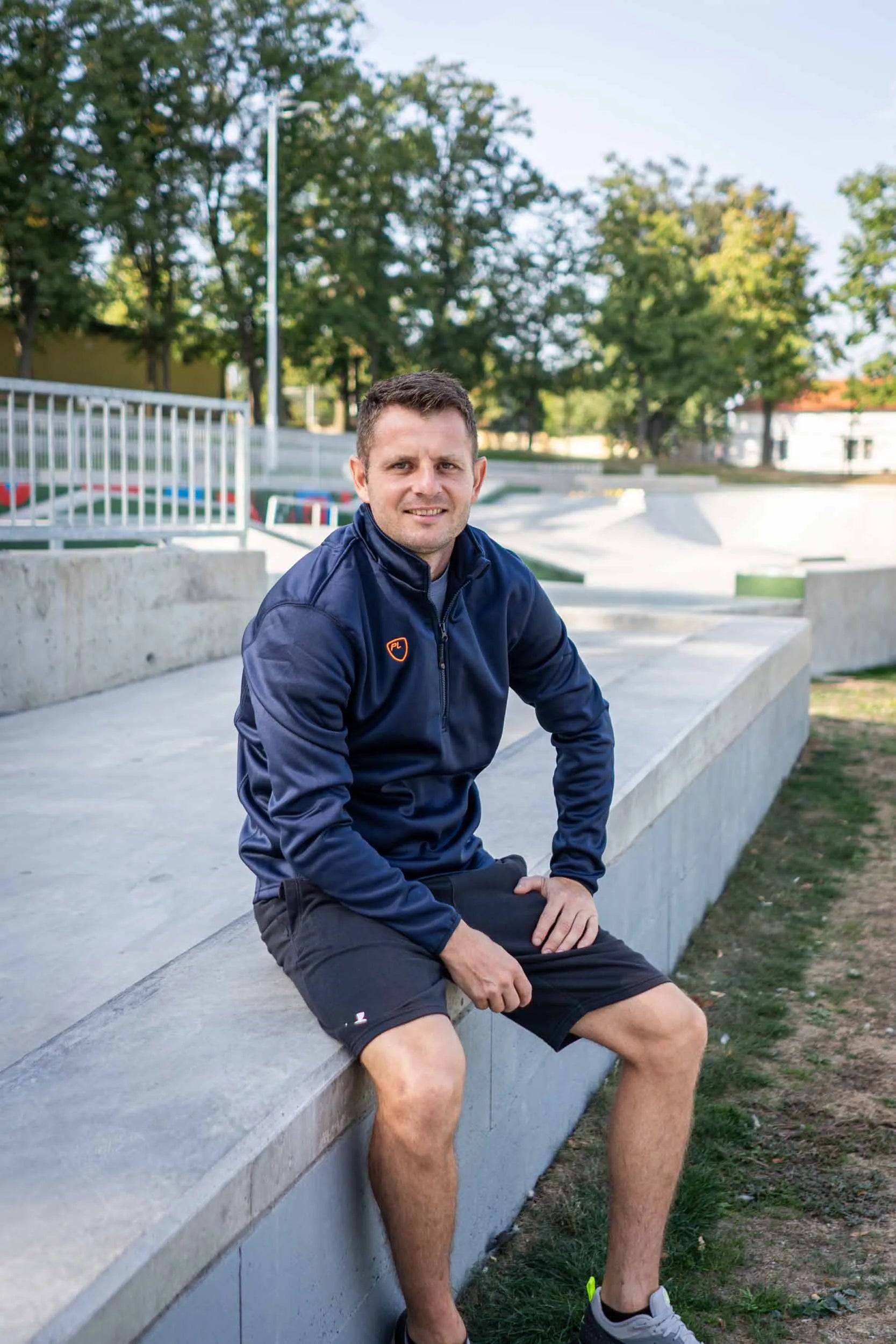 Sudadera hombre playerlayer 1/4 zip midlayer azul marino m