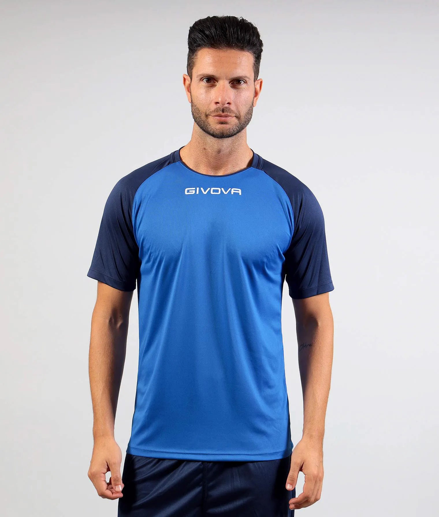 Koszulka sportowa Givova Capo Royal-granatowa 2xl