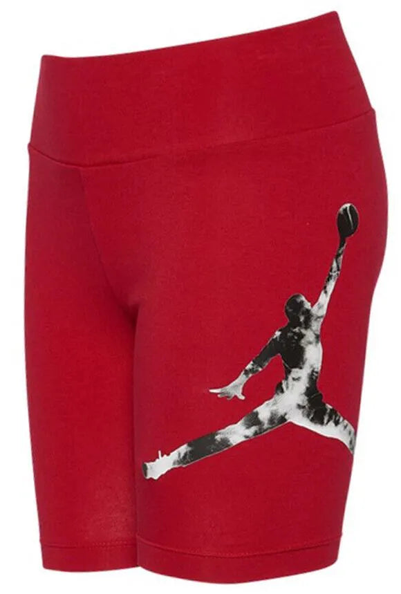 Calções infantis nike air jordan tie dye short red 164