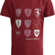 Børne T-shirt Ferrari Jersey & Georgette Long Bordeaux Burgundy