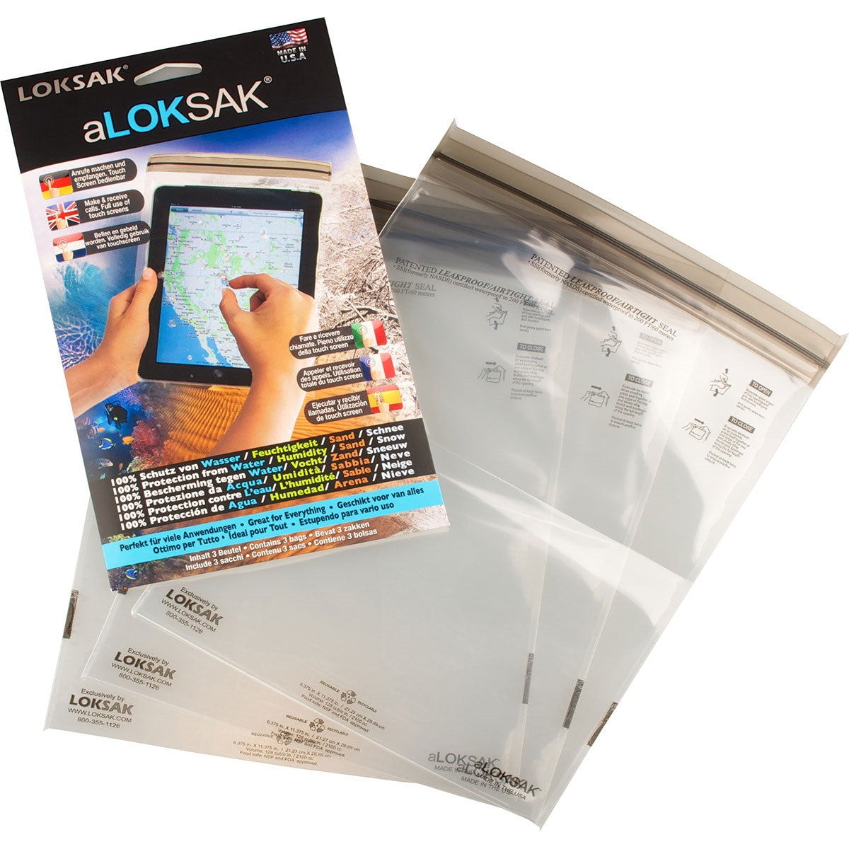 Loksak A 8x11 (3 Pcs)