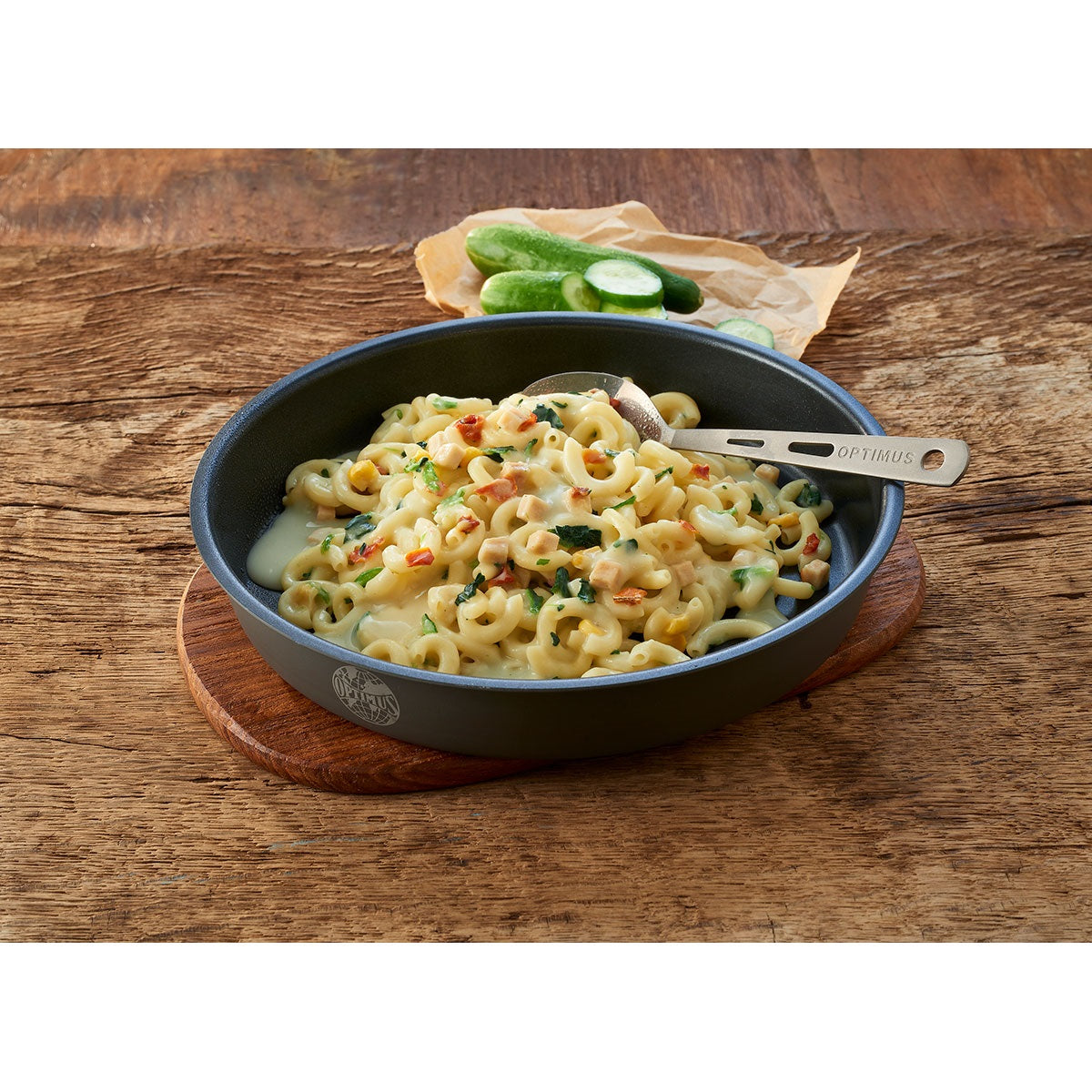Trek'n Eat Creamy Pasta With Chicken & Spinach