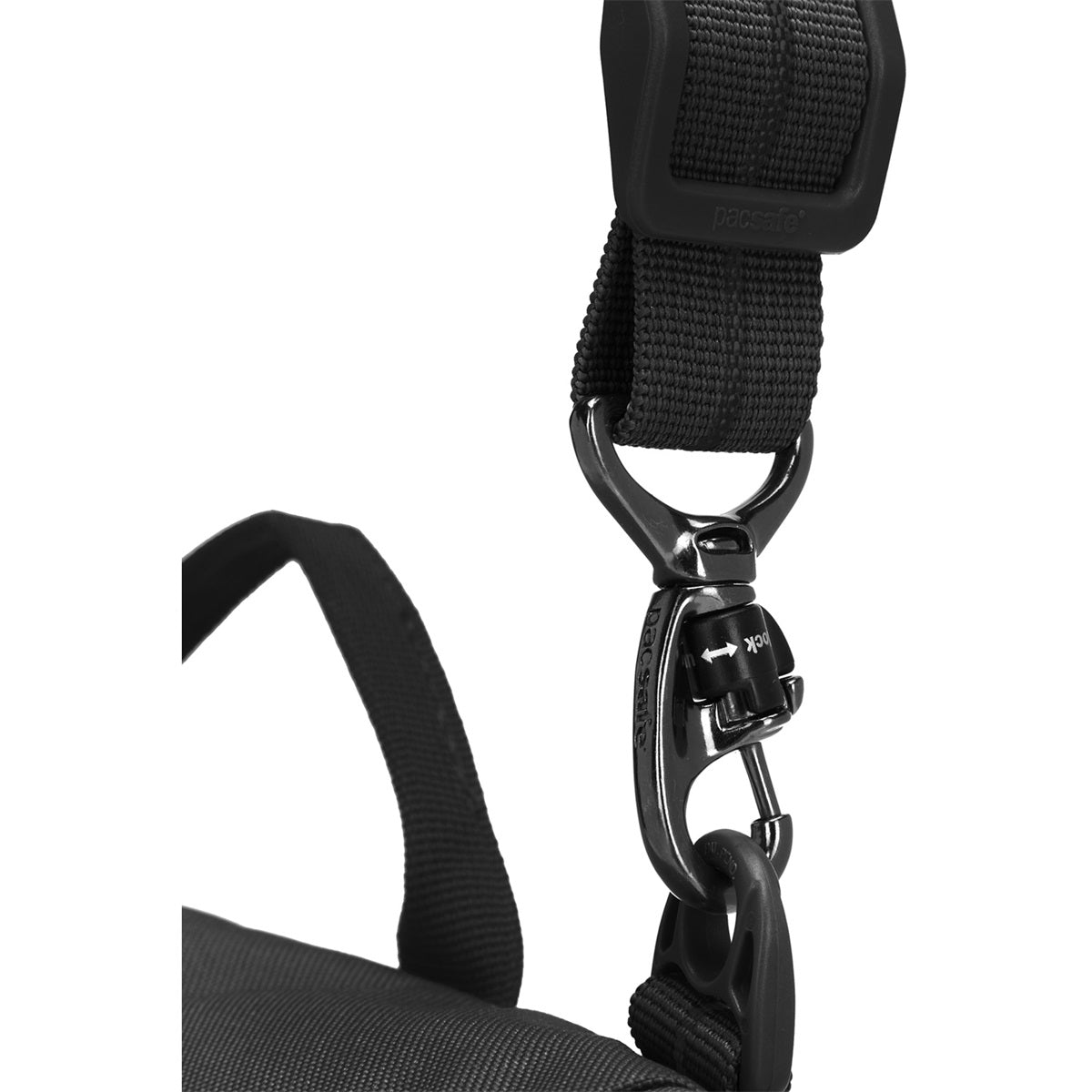 Pacsafe Go Saddle Crossbody Jet Black