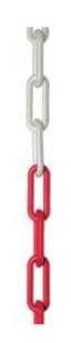 Catena in plastica bianco-rossa 6*53mm 100mb