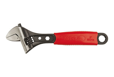 Clé à molette suédoise, manche en plastique 160 mm