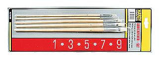 Juego De Pinceles Planos Para Aceite 5 Piezas