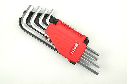 Set chei hexagonale 9 piese 2-10 mm Cr-v