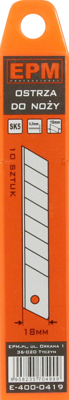 18mm čepele 10 kusů