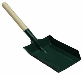 Pelle en carbone avec manche en bois petite