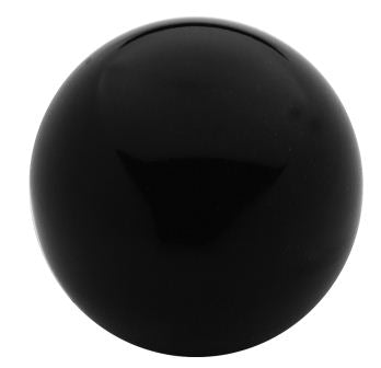 Manico in bachelite 'palla' Nero M8*32mm Din319c